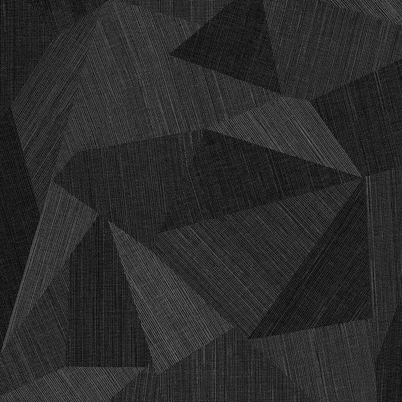Dark Grey Geometric Patchwork Carpet Texture ABA Click Vinyl Plank Flooring